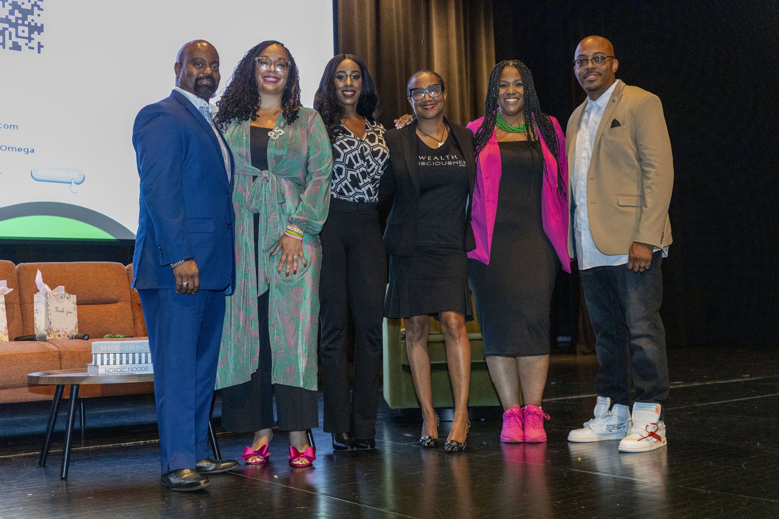 The 2024 entrepreneurship panelists together on stage